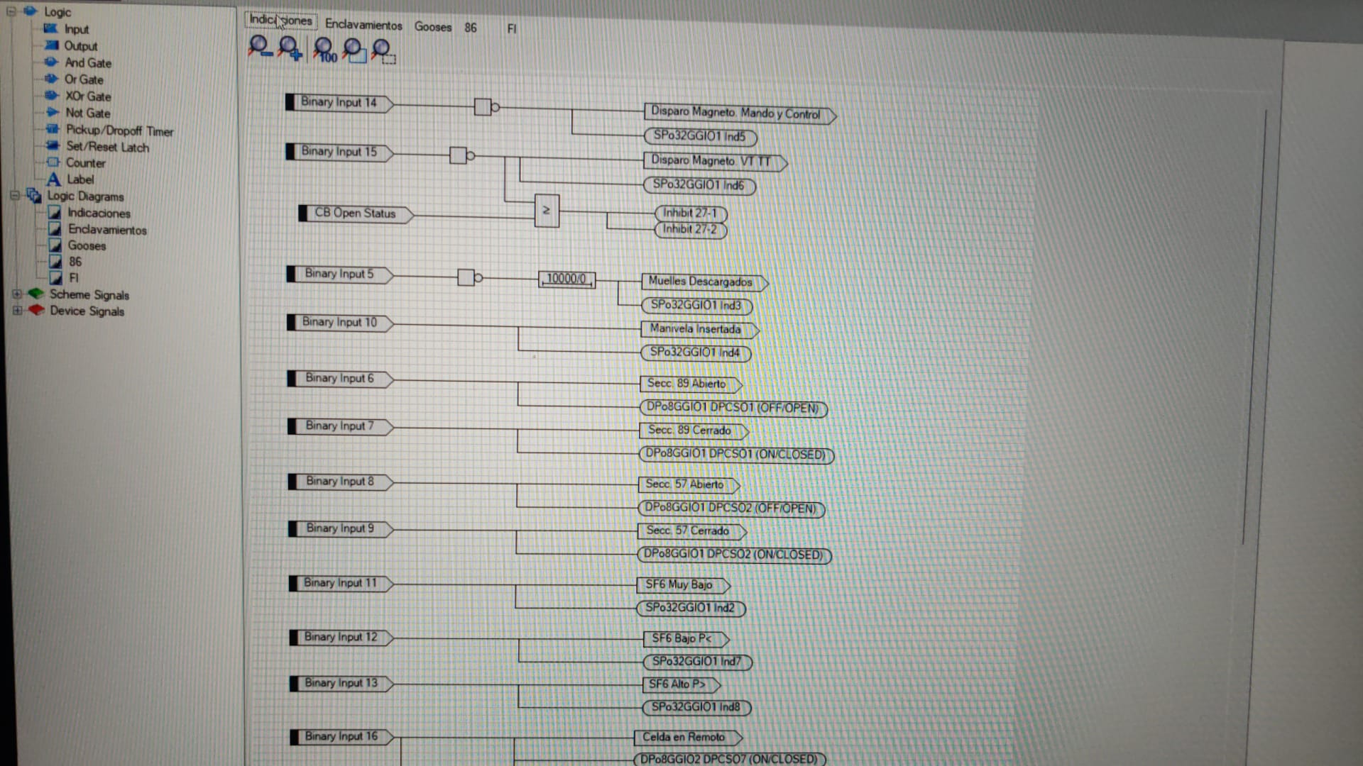 Diagrama lógico relé - captura circuito